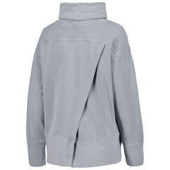 Chicago Cubs Levelwear Women's Sunset Farm Team Pullover Sweatshirt Heather Gray