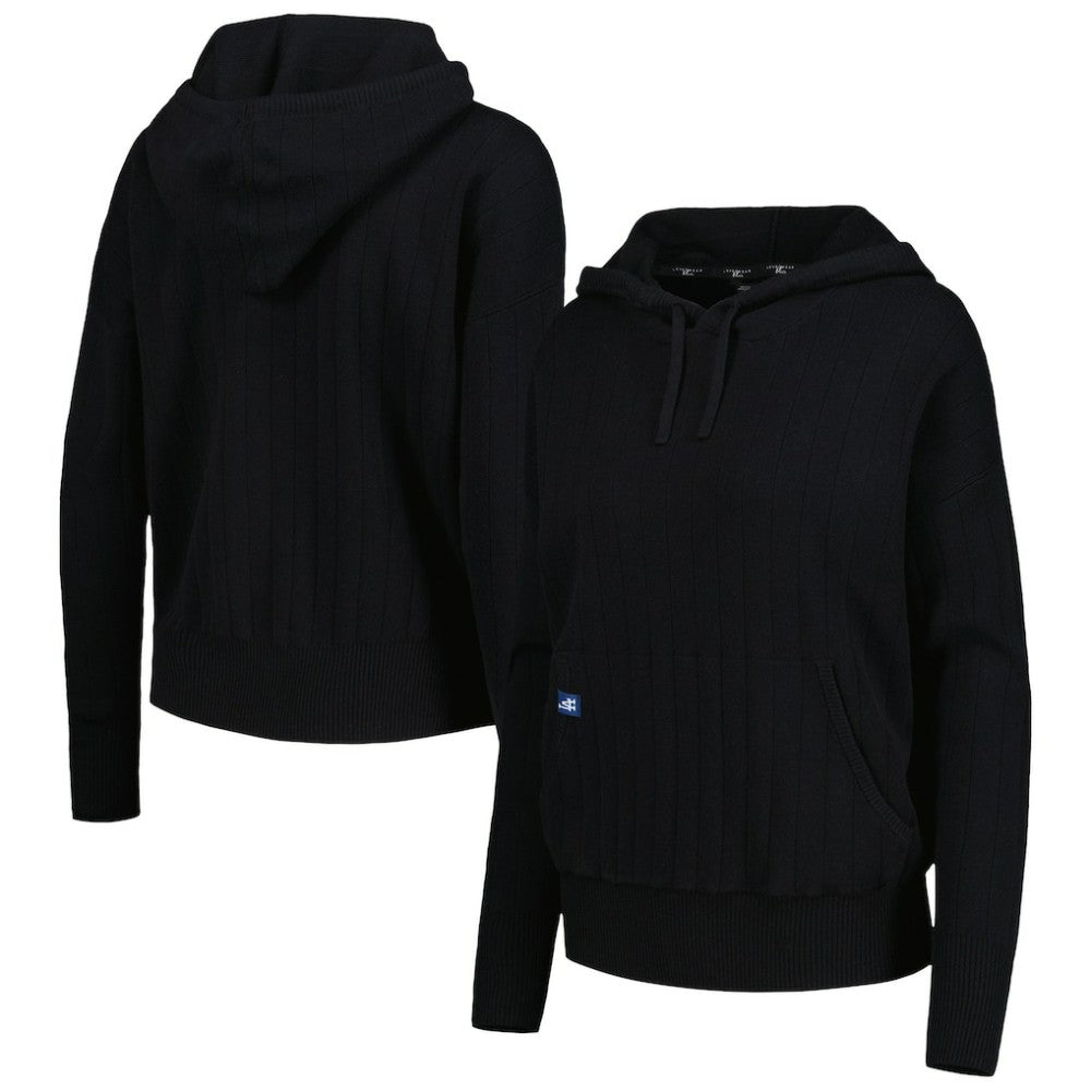 Los Angeles Dodgers Levelwear Women's Dream Icon Tab Pullover Hoodie Black