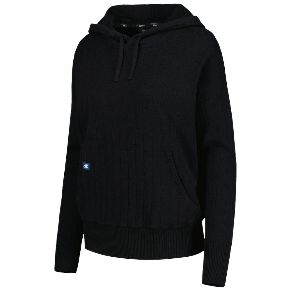 Los Angeles Dodgers Levelwear Women's Dream Icon Tab Pullover Hoodie Black