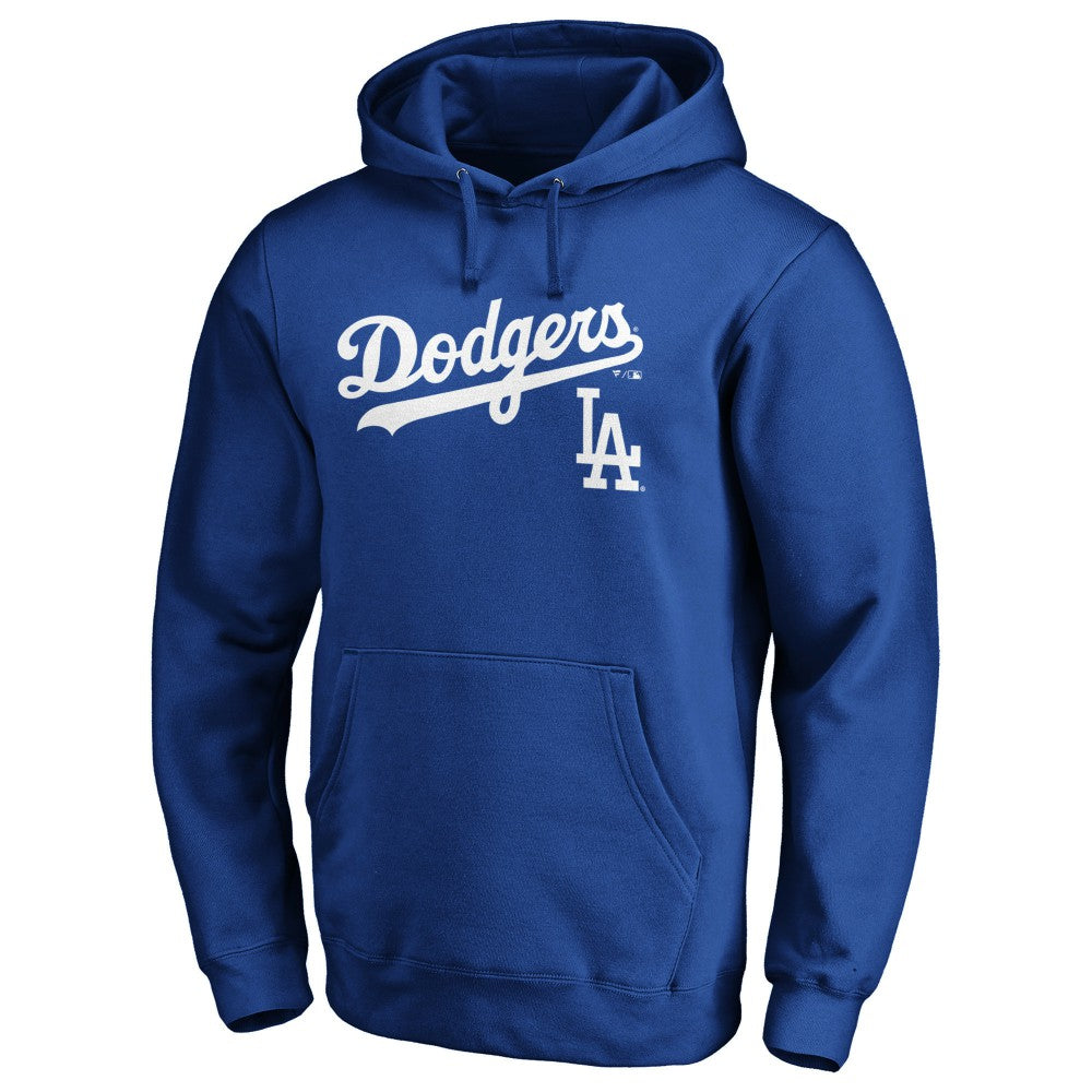 Los Angeles Dodgers Team Lock Up Logo Pullover Hoodie Royal