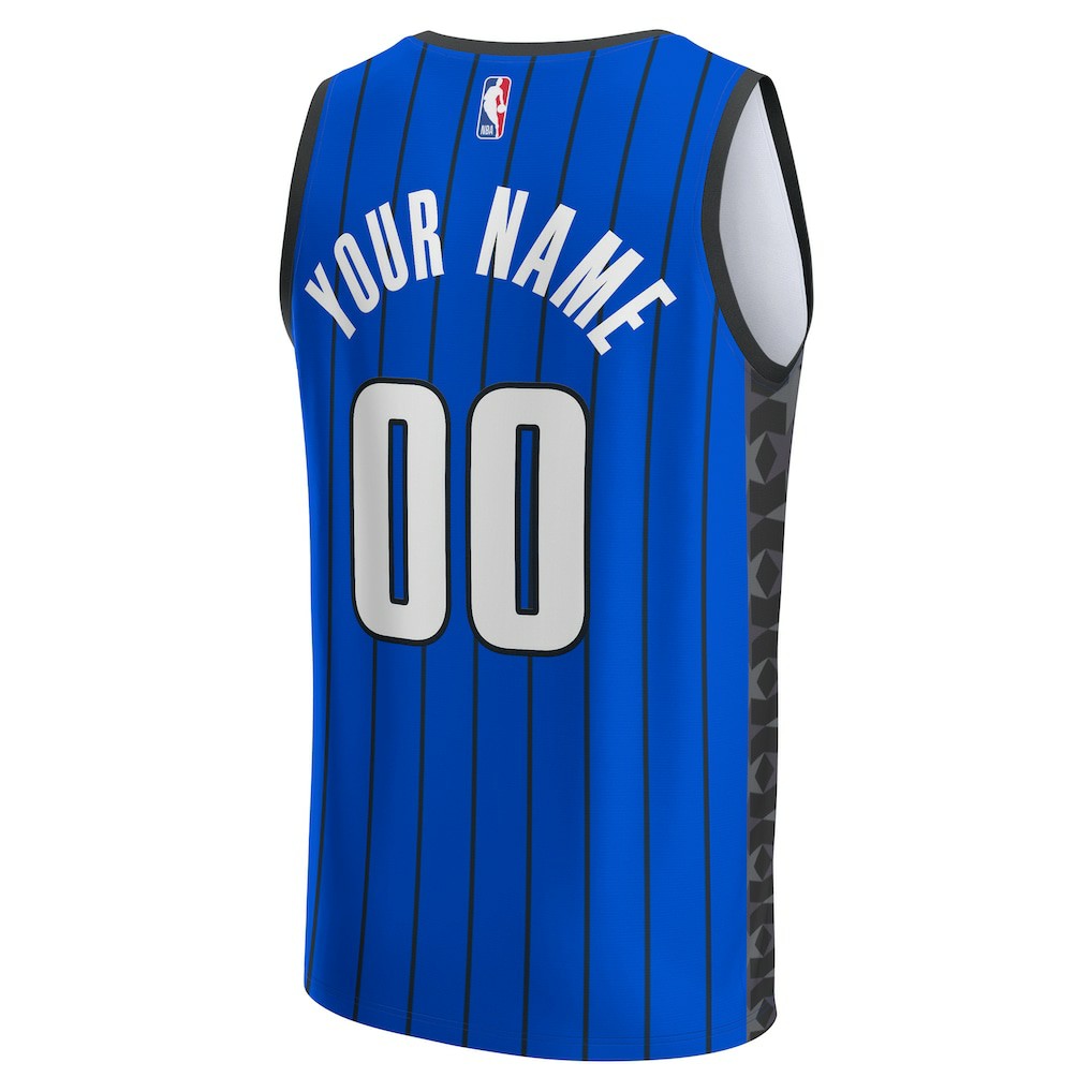 Orlando Magic Youth Fast Break Replica Custom Jersey - Statement Edition - Blue