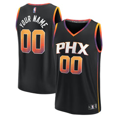 Phoenix Suns Youth Fast Break Replica Custom Jersey - Statement Edition - Black