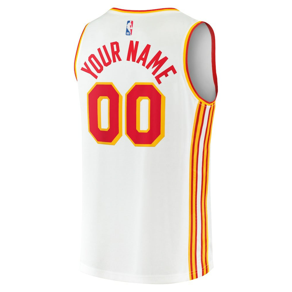 Atlanta Hawks Fast Break Custom Replica Jersey - Association Edition - White