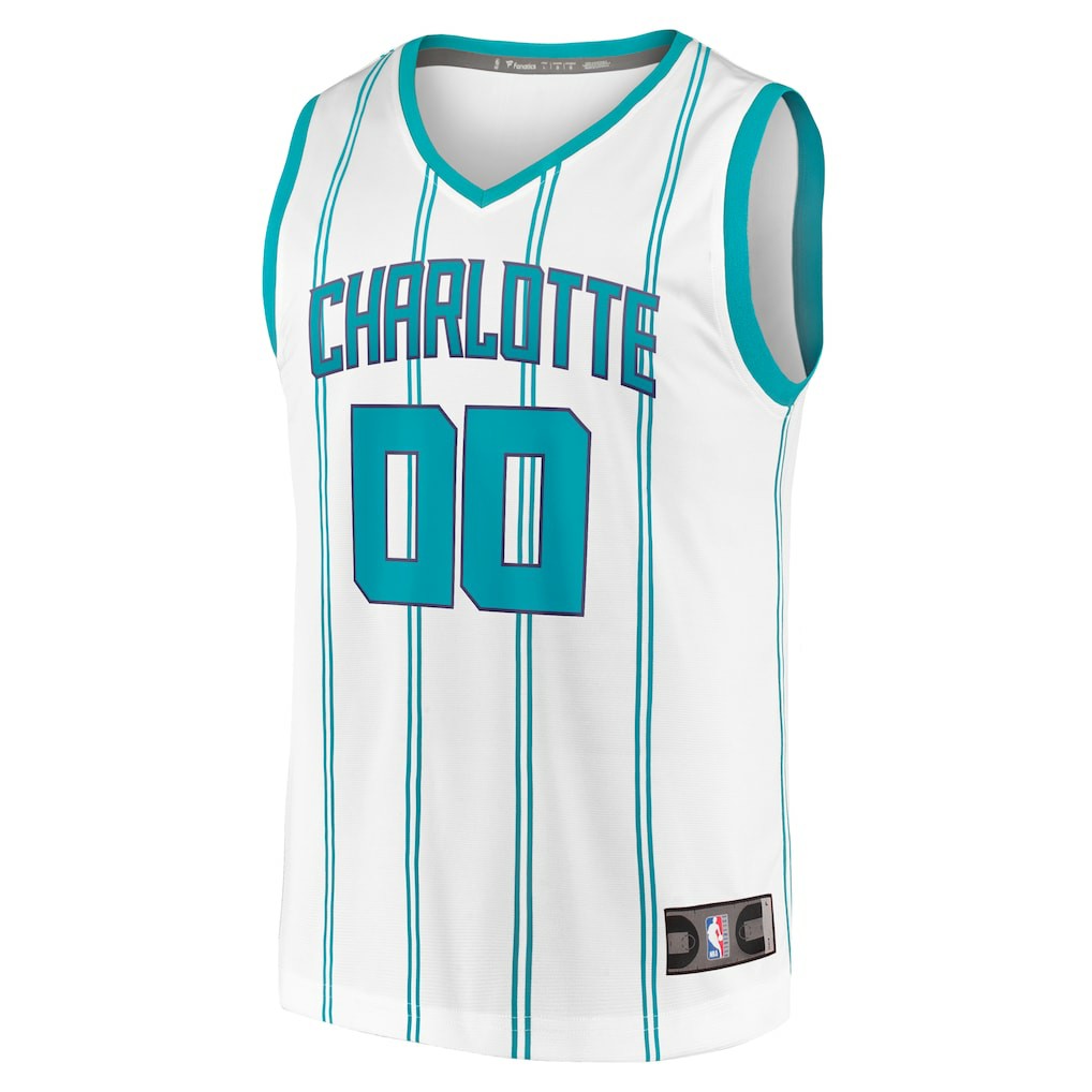 Charlotte Hornets Fast Break Custom Replica Jersey - Association Edition - White