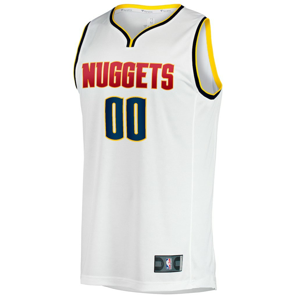 Denver Nuggets Fast Break Custom Replica Jersey sale - Association Editi- White