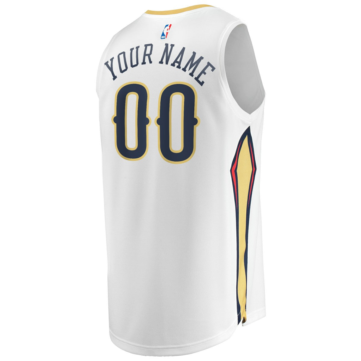 New Orleans Pelicans Unisex Custom Fast Break Jersey - Association Edition - White