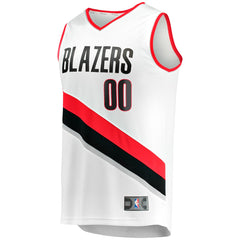 Portland Trail Blazers Fast Break Custom Replica Jersey - Association Edition - White