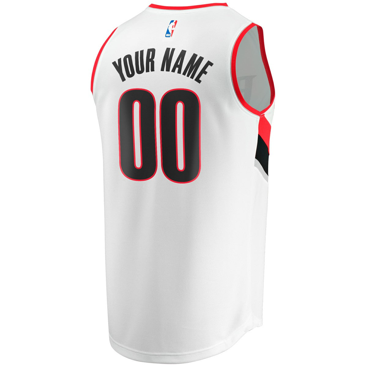 Portland Trail Blazers Fast Break Custom Replica Jersey - Association Edition - White