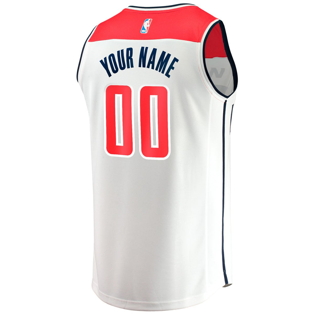 Washington Wizards Fast Break Custom Replica Jersey - Association Edition - White