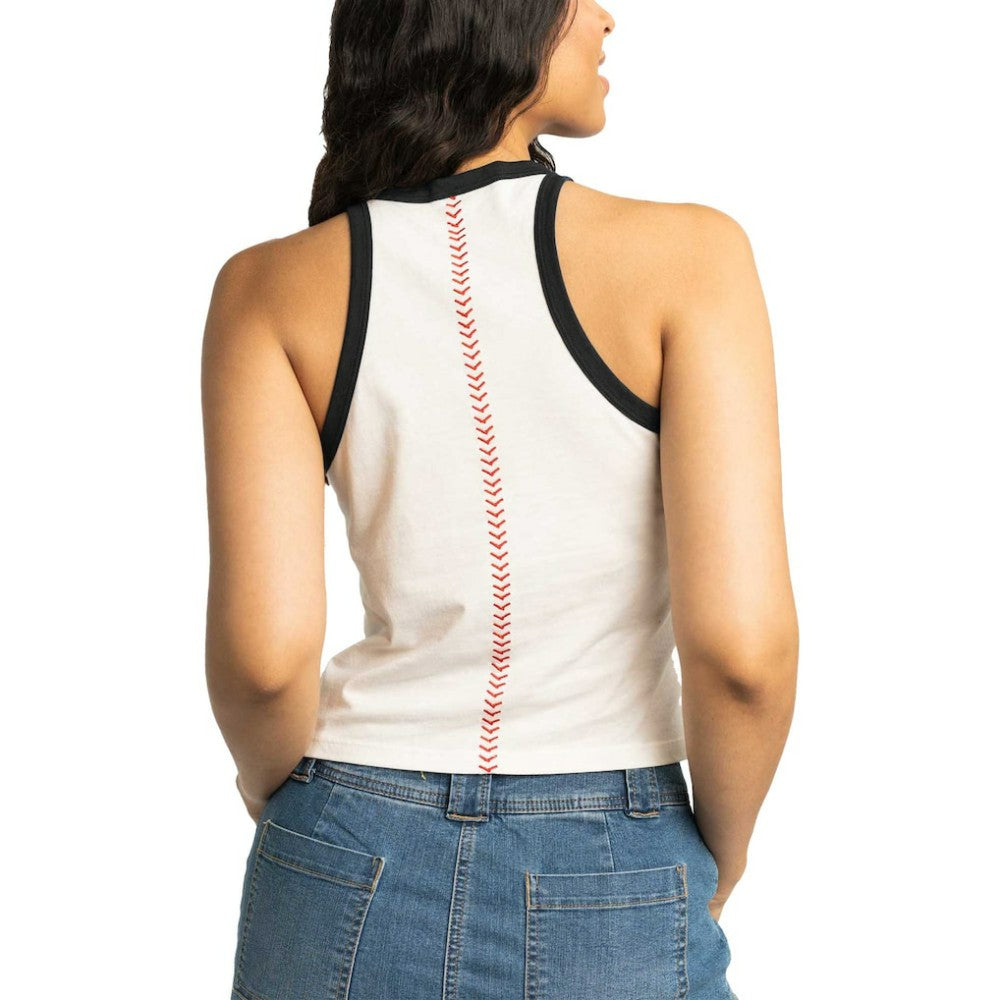 San Francisco Giants Lusso Women's Jane Tank Top White