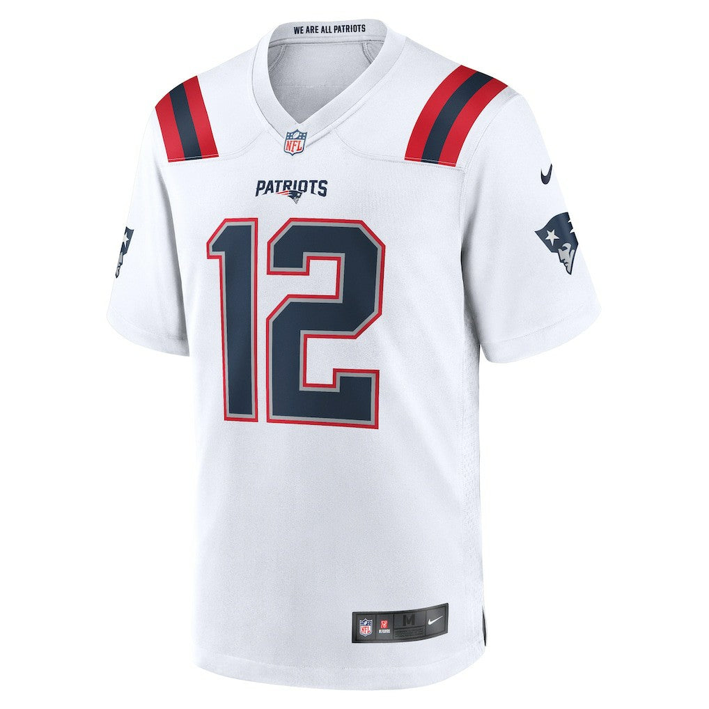 Tom Brady New England Patriots Retired Game Jersey - White