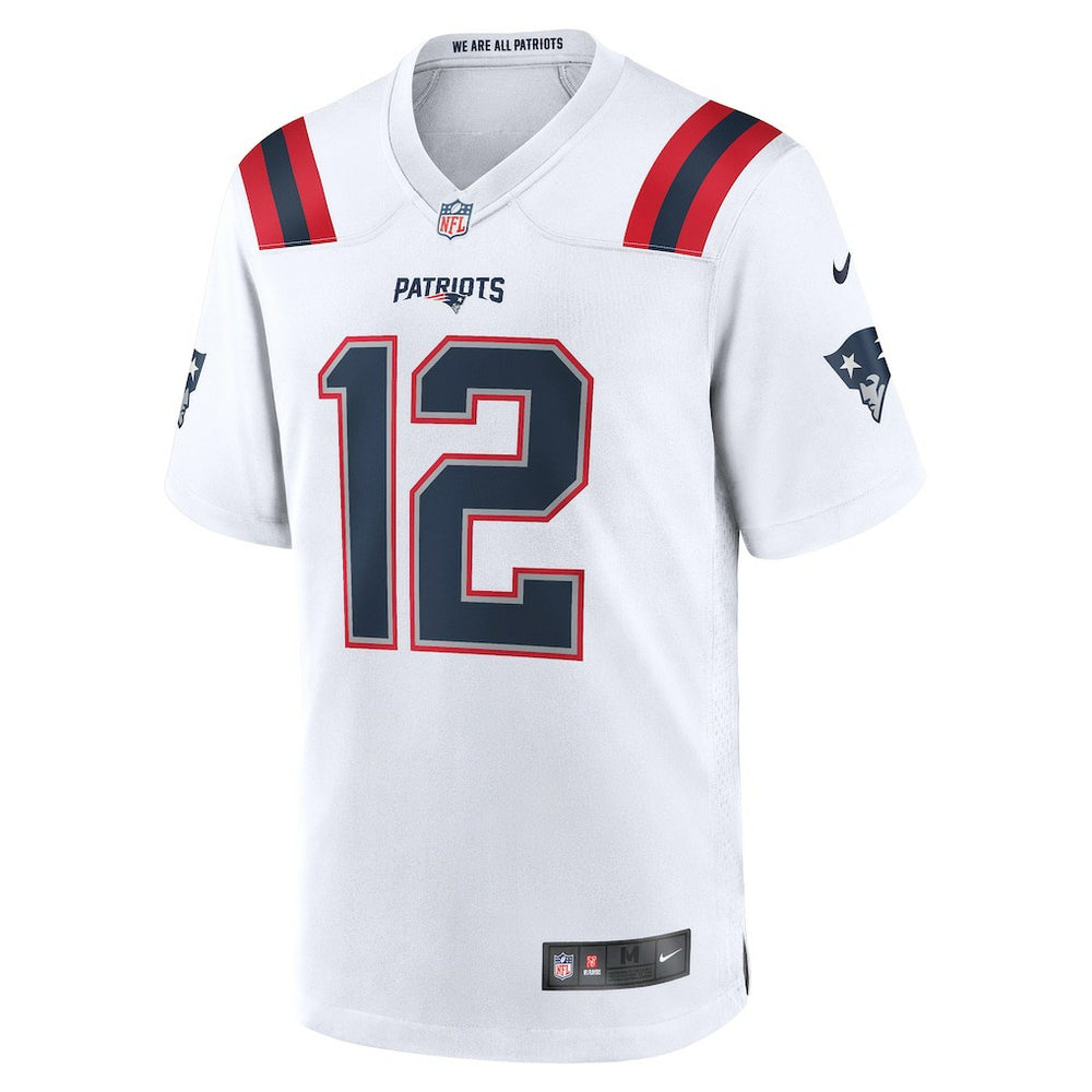Tom Brady New England Patriots Retired Game Jersey - White