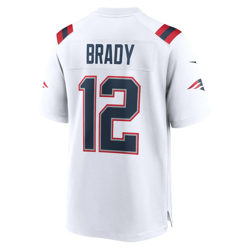Tom Brady New England Patriots Retired Game Jersey - White