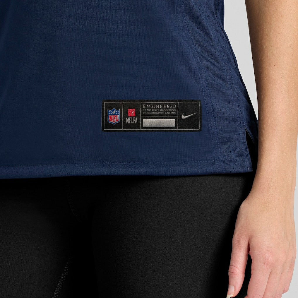Tom Brady New England Patriots Women's Retired Game Jersey - Navy