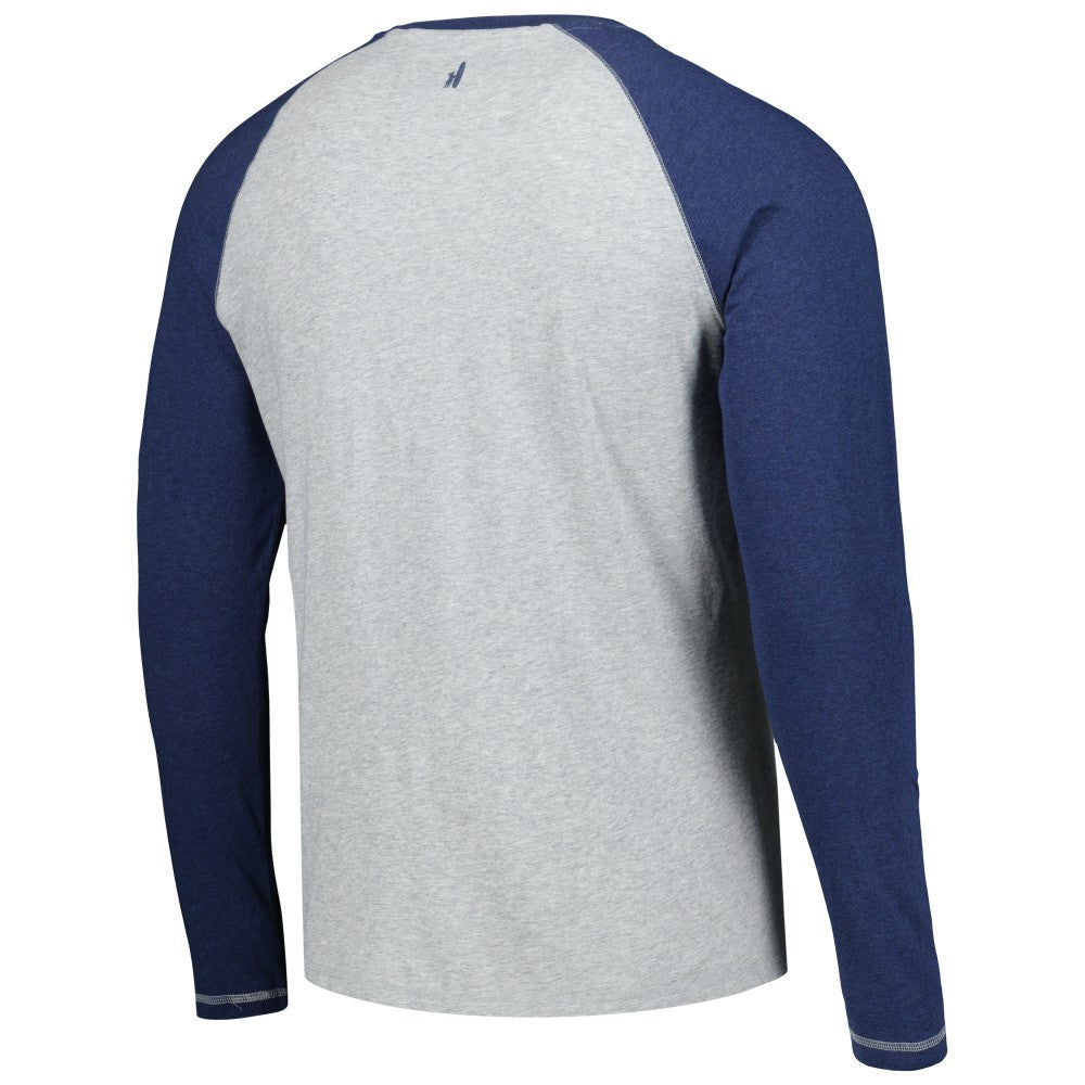 Houston Astros johnnie-O Alsen Raglan Long Sleeve T-Shirt Navy/Heather Gray