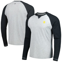 San Diego Padres johnnie-O Alsen Raglan Long Sleeve T-Shirt Charcoal/Heather Gray