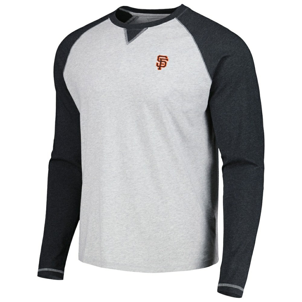 San Francisco Giants johnnie-O Alsen Raglan Long Sleeve T-Shirt Charcoal/Heather Gray