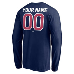 California Angels Personalized Cooperstown Collection Winning Streak Long Sleeve T-Shirt Navy