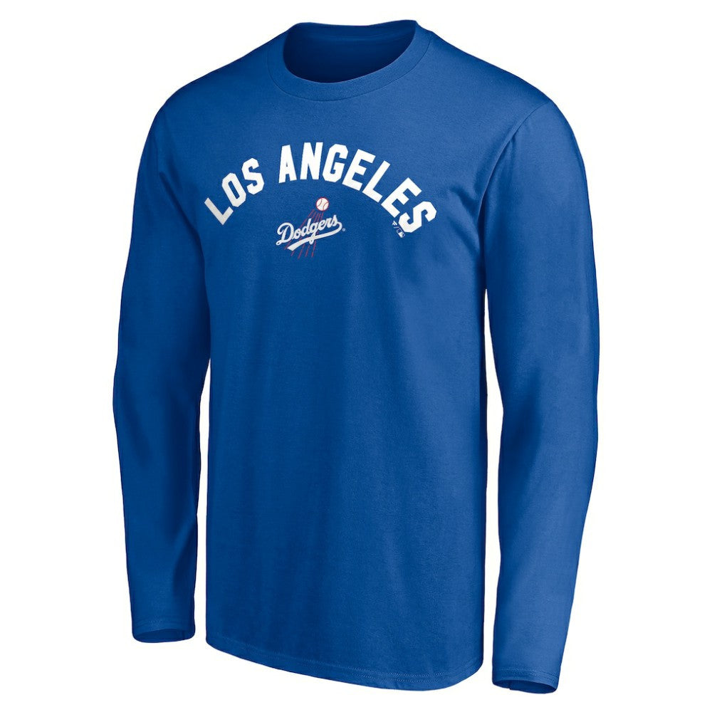 Los Angeles Dodgers Personalized Cooperstown Collection Winning Streak Long Sleeve T-Shirt Royal
