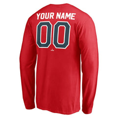 St. Louis Cardinals Personalized Cooperstown Collection Winning Streak Long Sleeve T-Shirt Red