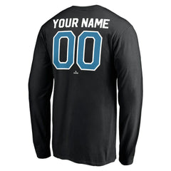 Tampa Bay Rays Personalized Cooperstown Collection Winning Streak Long Sleeve T-Shirt Black