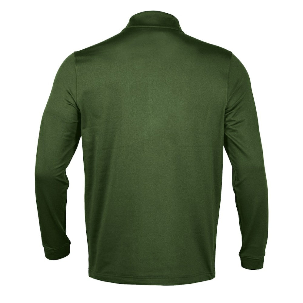 Minnesota Wild Levelwear NHL x PGA Scout Midlayer Quarter-Zip Pullover Top Hunter Green