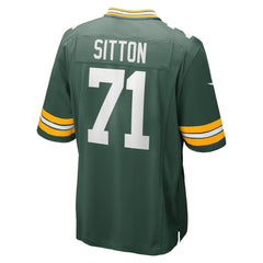 Josh Sitton Green Bay Packers Retired Game Jersey - Green