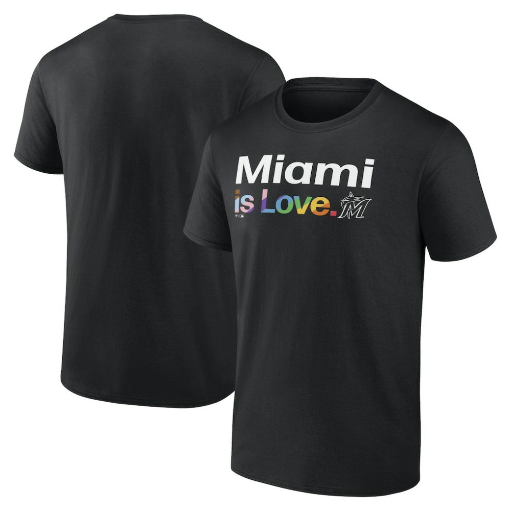 Miami Marlins City Pride T-Shirt Black