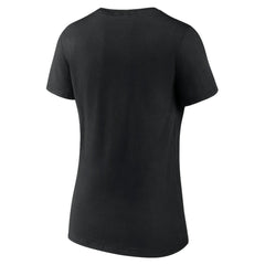 Cleveland Guardians Women's City Pride V-Neck T-Shirt Black