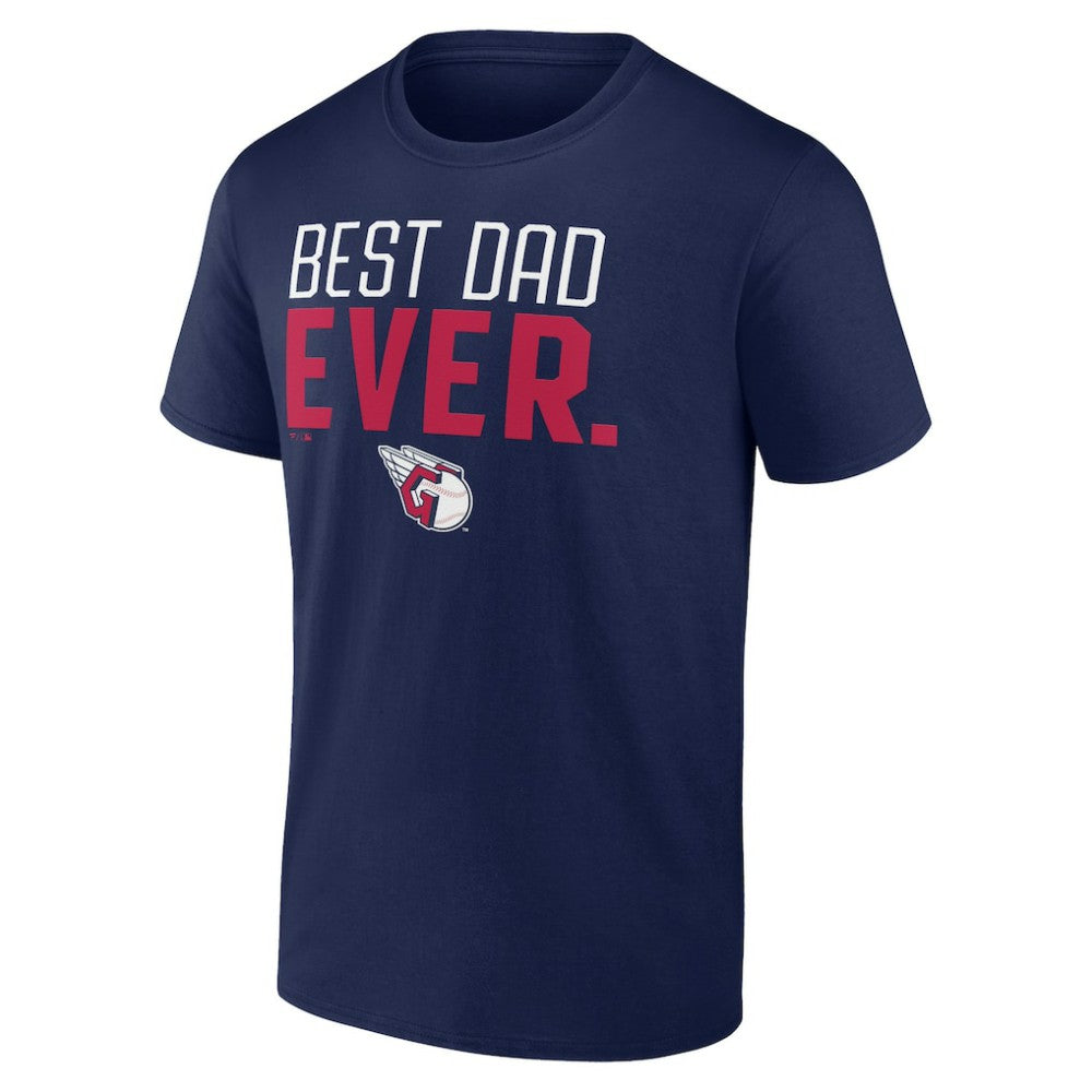 Cleveland Guardians Best Dad Ever T-Shirt Navy