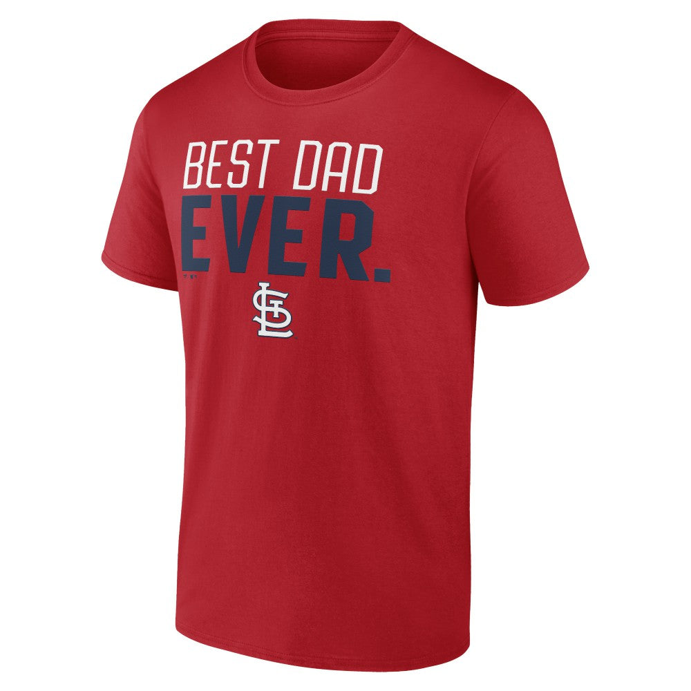 St. Louis Cardinals Best Dad Ever T-Shirt Red