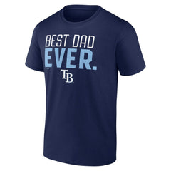 Tampa Bay Rays Best Dad Ever T-Shirt Navy