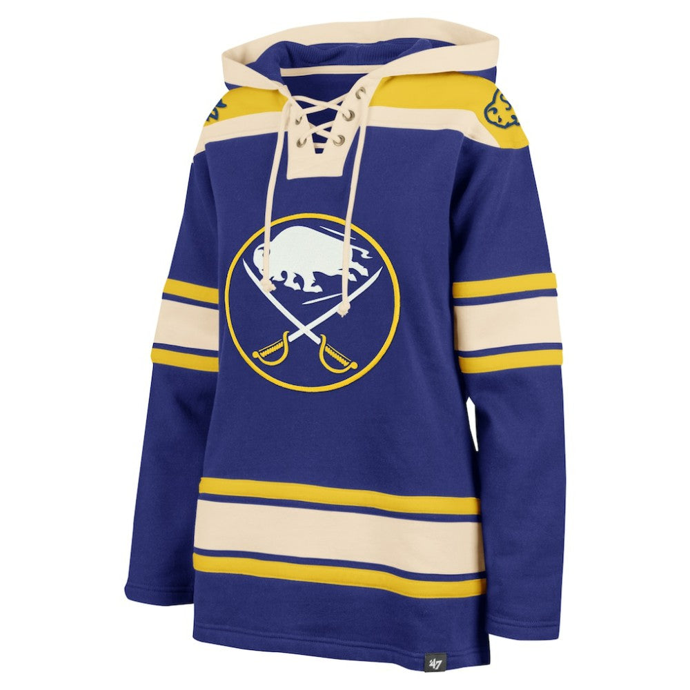 Buffalo Sabres '47 Women's Superior Lacer Pullover Hoodie Royal