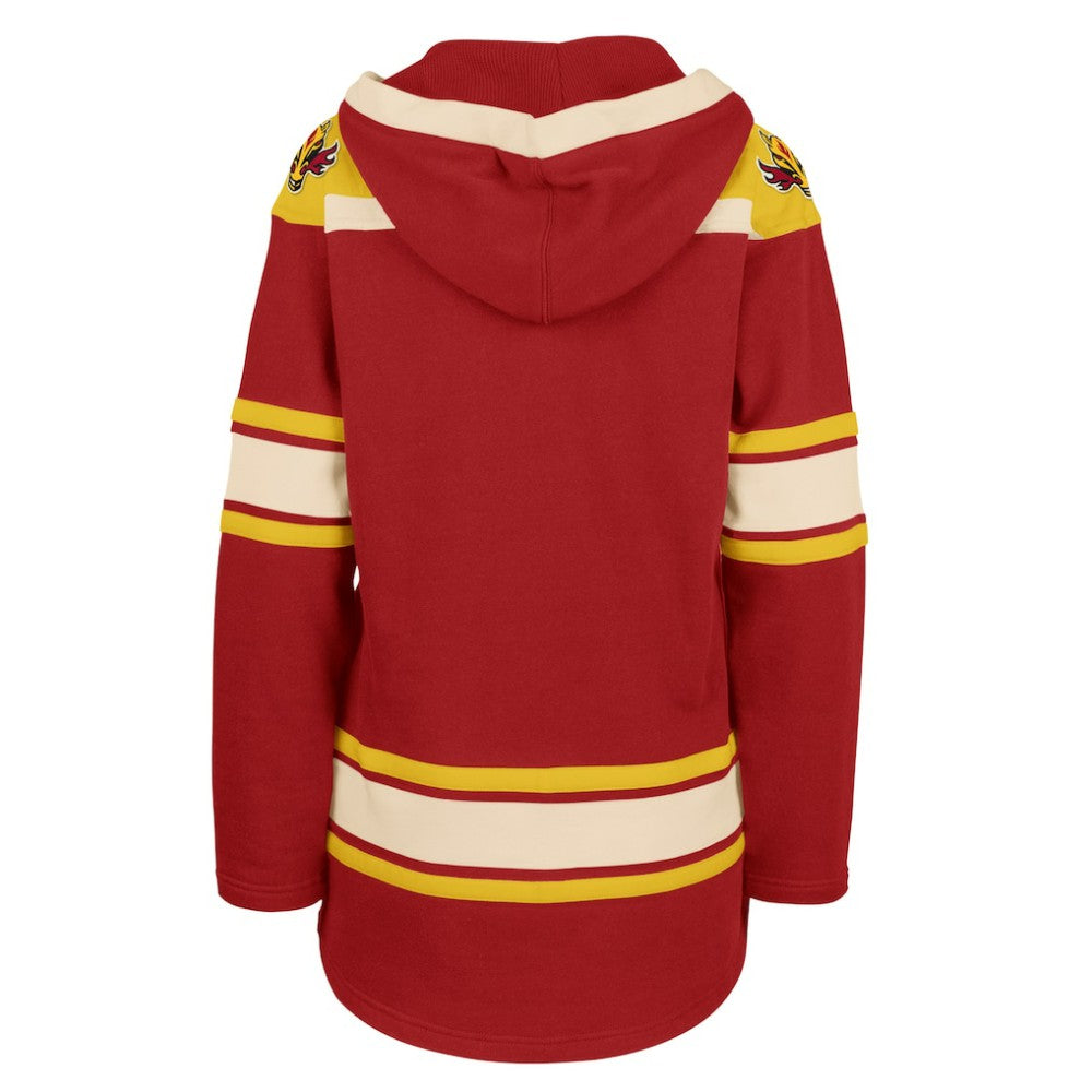 Calgary Flames '47 Women's Superior Lacer Pullover Hoodie Red