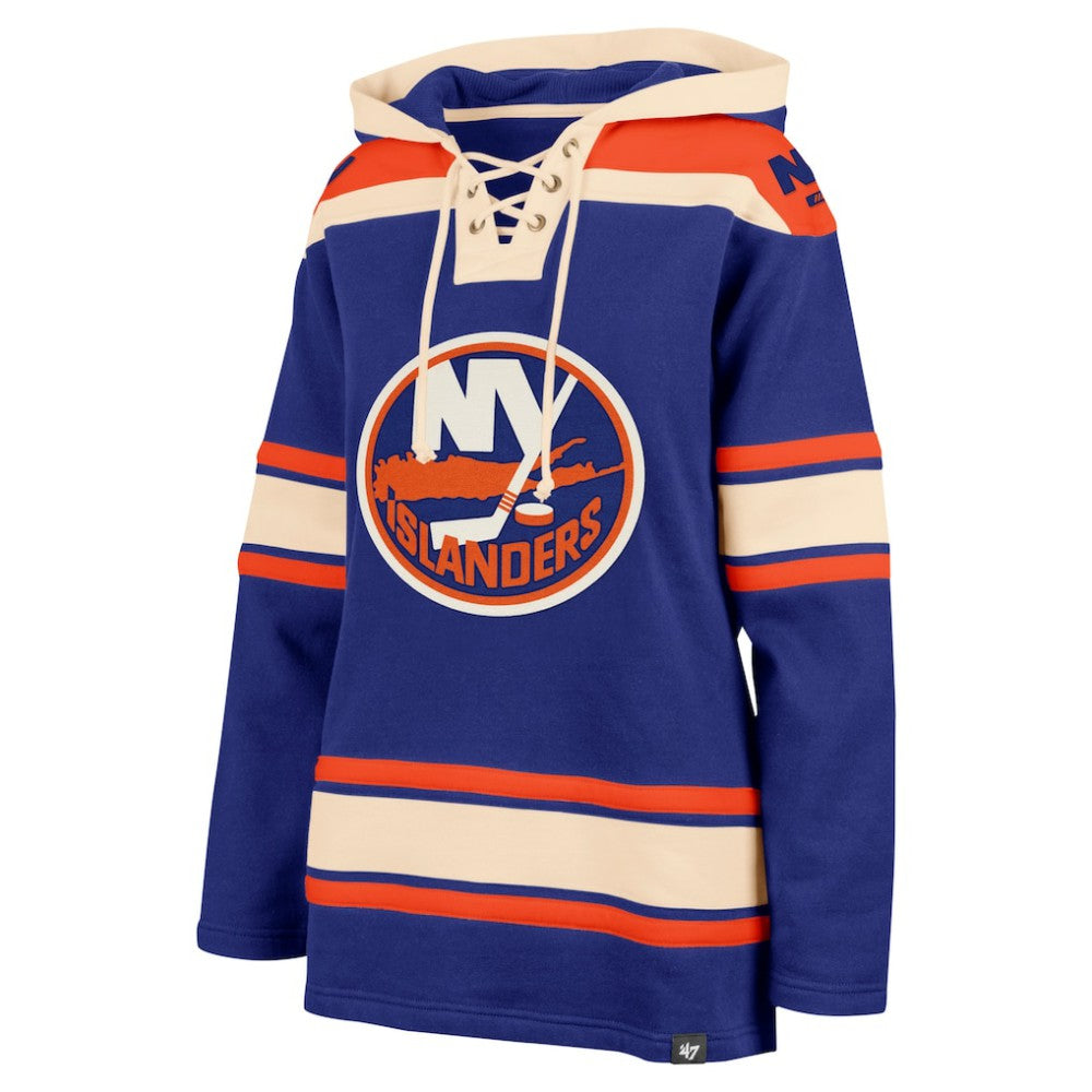 New York Islanders '47 Women's Superior Lacer Pullover Hoodie Royal