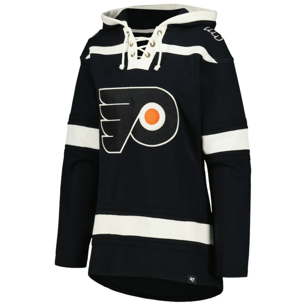 Philadelphia Flyers '47 Women's Superior Lacer Pullover Hoodie Black