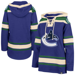 Vancouver Canucks '47 Women's Superior Lacer Pullover Hoodie Blue