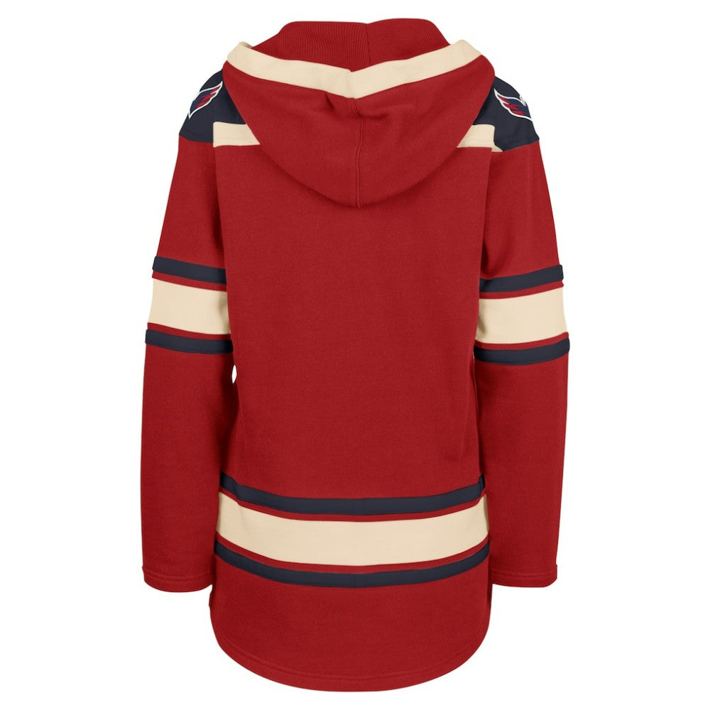 Washington Capitals '47 Women's Superior Lacer Pullover Hoodie Red