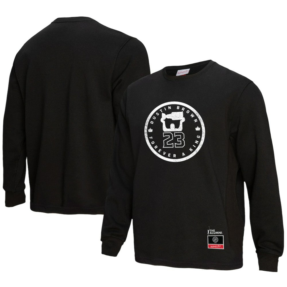 Dustin Brown Los Angeles Kings Mitchell & Ness Forever A King Long Sleeve T-Shirt Black