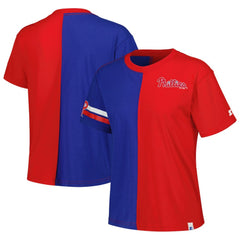 Philadelphia Phillies Starter Women's Power Move T-Shirt Red/Royal