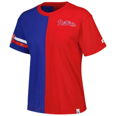 Philadelphia Phillies Starter Women's Power Move T-Shirt Red/Royal
