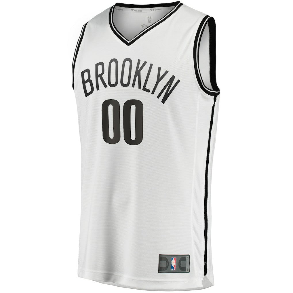 Brooklyn Nets Youth Fast Break Replica Custom Jersey - Association Edition - White