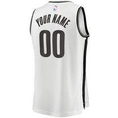 Brooklyn Nets Youth Fast Break Replica Custom Jersey - Association Edition - White