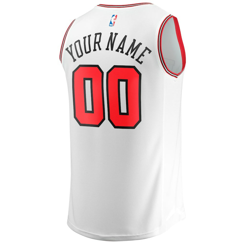 Chicago Bulls Youth Fast Break Replica Custom Jersey sale - Association Editi- White