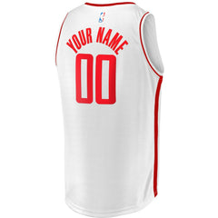 Houston Rockets Youth Fast Break Replica Custom Jersey - Association Edition - White