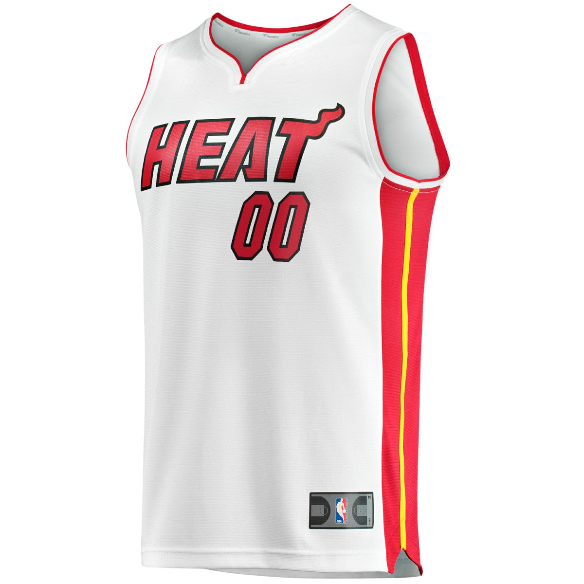 Miami Heat Youth Fast Break Custom Replica Jersey - White - Association Edition