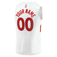 Toronto Raptors Youth Fast Break Replica Custom Jersey - Association Edition - White