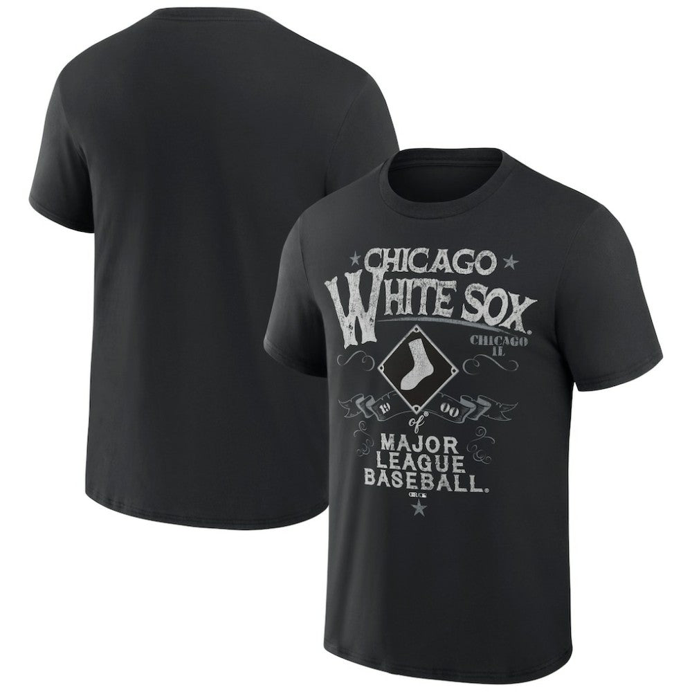 Chicago White Sox Darius Rucker Collection Beach Splatter T-Shirt Black