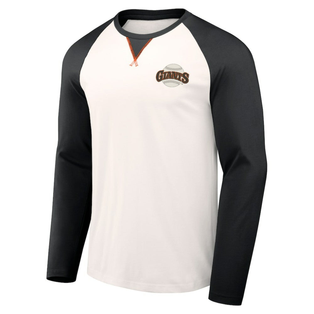 San Francisco Giants Darius Rucker Collection Team Color Raglan T-Shirt White/Black