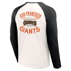 San Francisco Giants Darius Rucker Collection Team Color Raglan T-Shirt White/Black